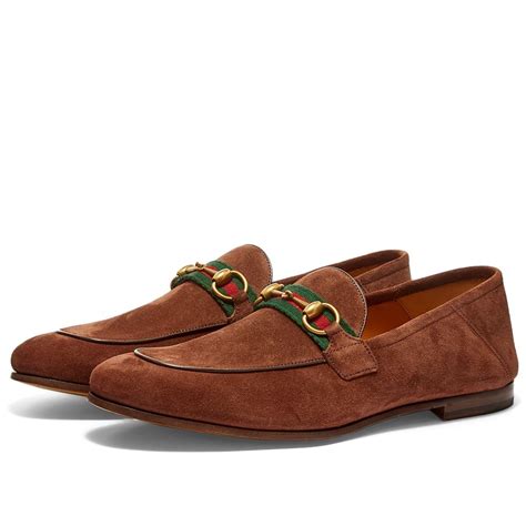 do gucci loafers have straps in the back|Gucci suede loafer.